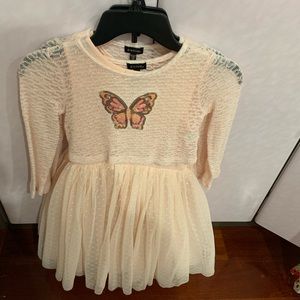Dress 6x with butterfly